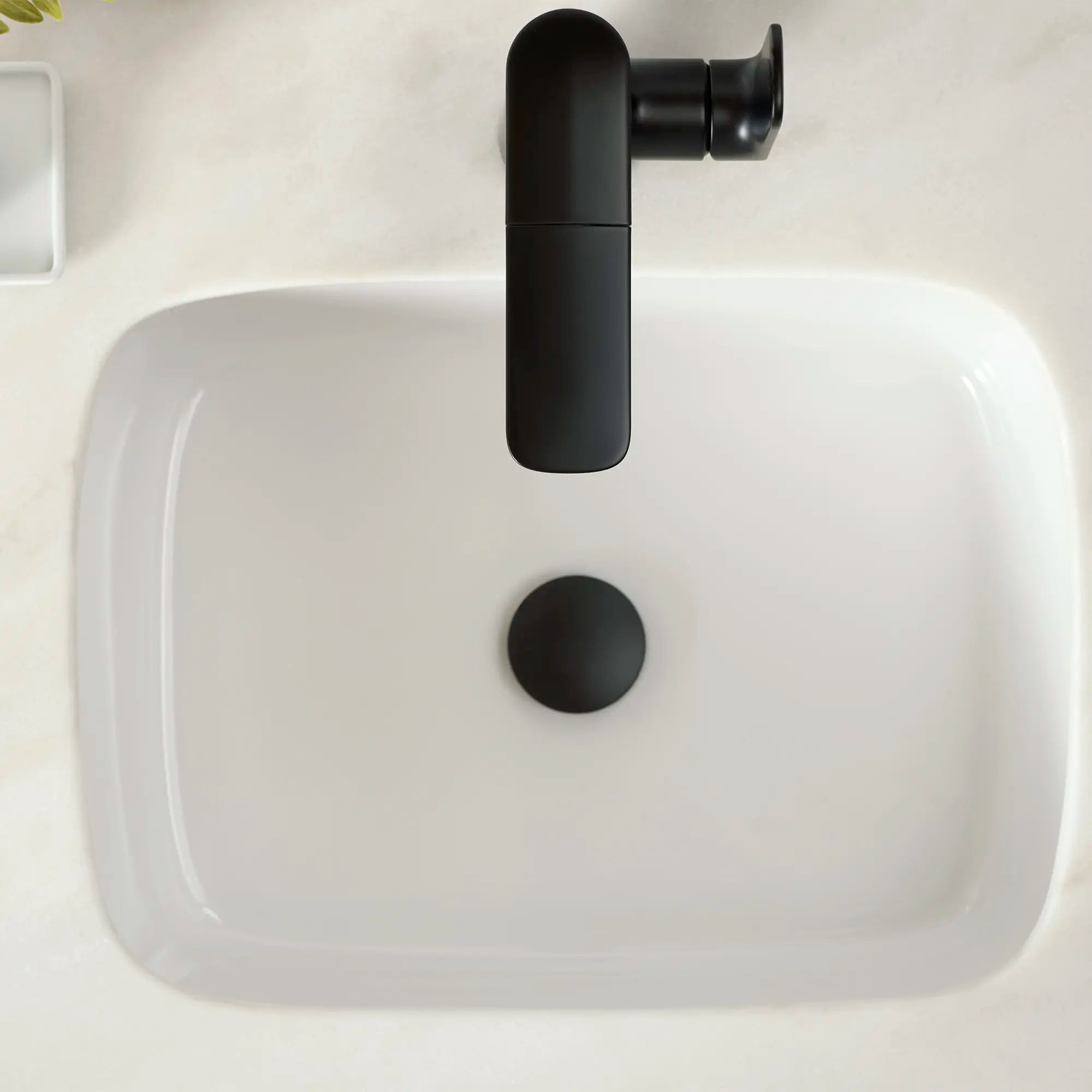 Aspirations® Single-Handle Pull-Out Bathroom Faucet 1.2 gpm/ 4.5 L/min With Lever Handle // MATTE BLACK // 231965_Aspirations_EnvironmentCloseUp_7061121.243_1607000.020_0003_Nov2023_0_CDNwebp.webp