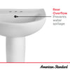 [0467004.020] 22-Inch Evolution 4-Inch Centerset Pedestal Sink Top - White
