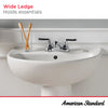 [0467004.020] 22-Inch Evolution 4-Inch Centerset Pedestal Sink Top - White
