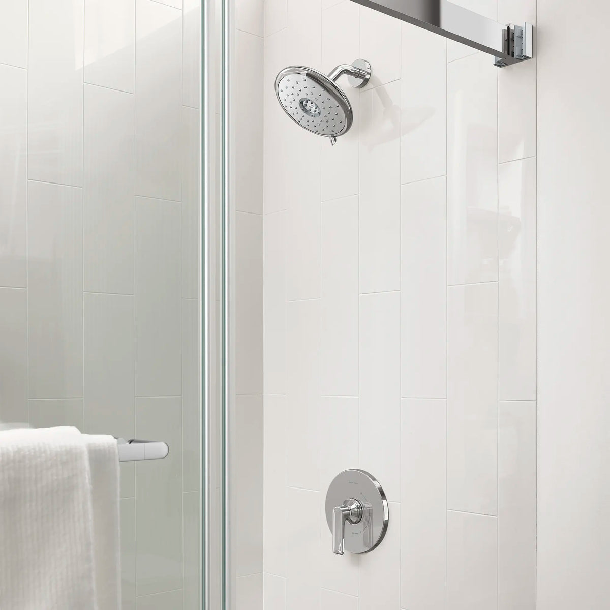 Aspirations 1.8 gpm/6.8 L/min Tub and Shower Trim Kit With Water-Saving Showerhead and Double Ceramic Pressure Balance Cartridge With Lever Handle // POLISHED CHROME // 233867_Aspirations_EnvironmentCloseUp_TU061508.002_AM00854400.213_2952BWT32.020_0002_Nov2023_CDNwebp.webp