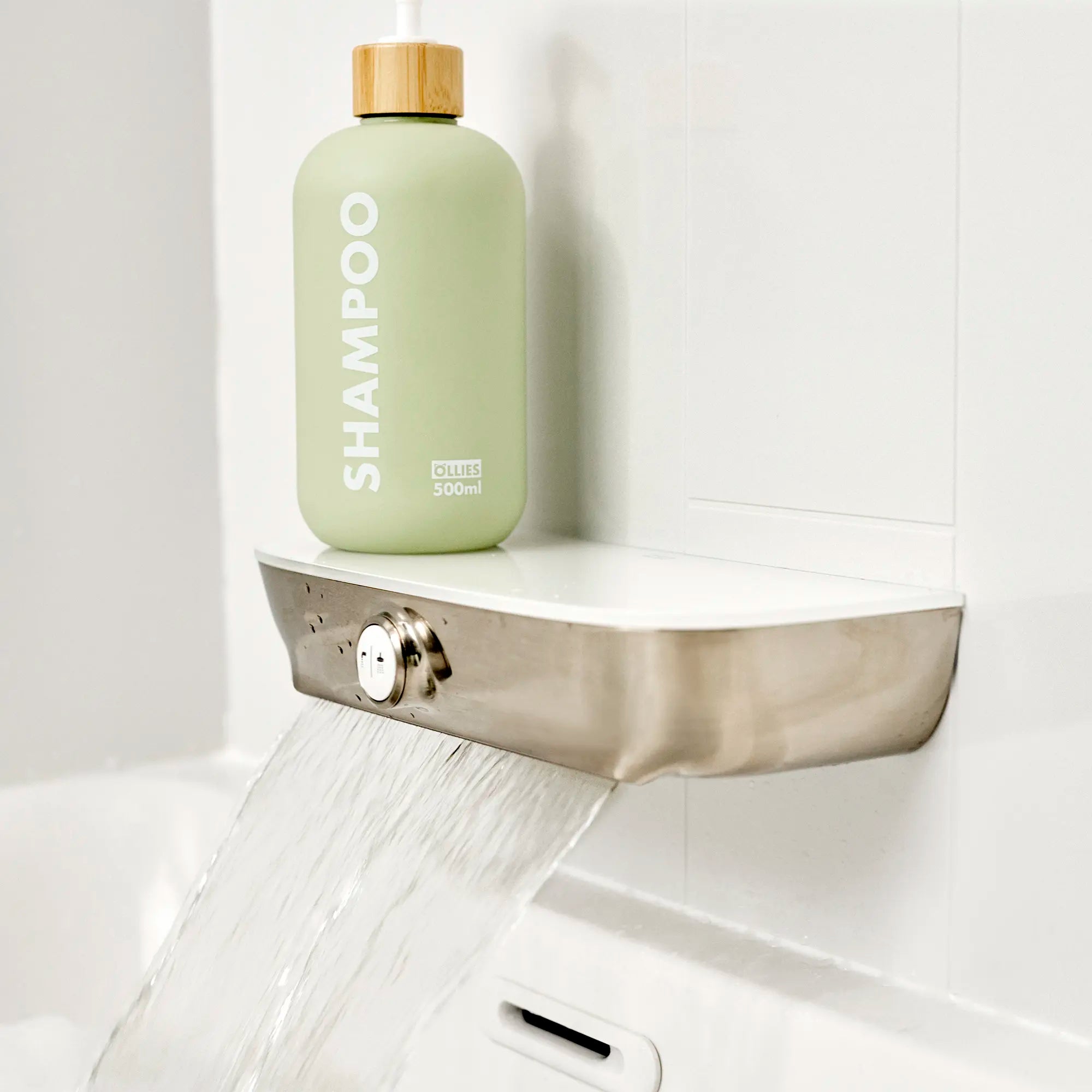 Aspirations® Single-Handle Pull-Out Bathroom Faucet 1.2 gpm/ 4.5 L/min With Lever Handle // BRUSHED NICKEL // 234024_Aspirations_EnvironmentCloseUp_7061121.295__8888116.295_0001_Dec2023_CDNwebp.webp