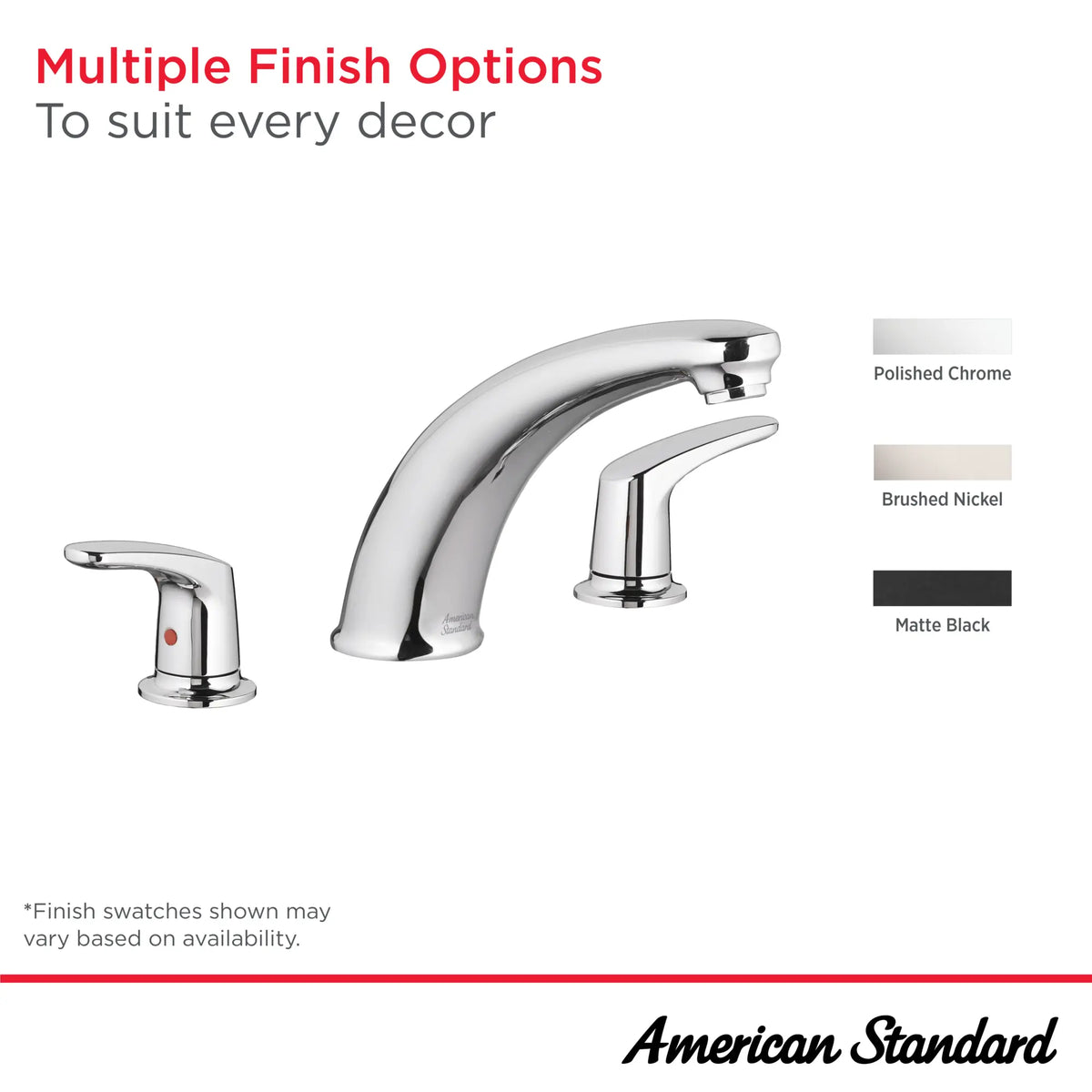 Colony® PRO Bathtub Faucet Trim With Lever Handles for Flash® Rough-In Valve // POLISHED CHROME // 239532_ColonyPro_Infographic_T075920_0001_MAR2024_CDNwebp.webp