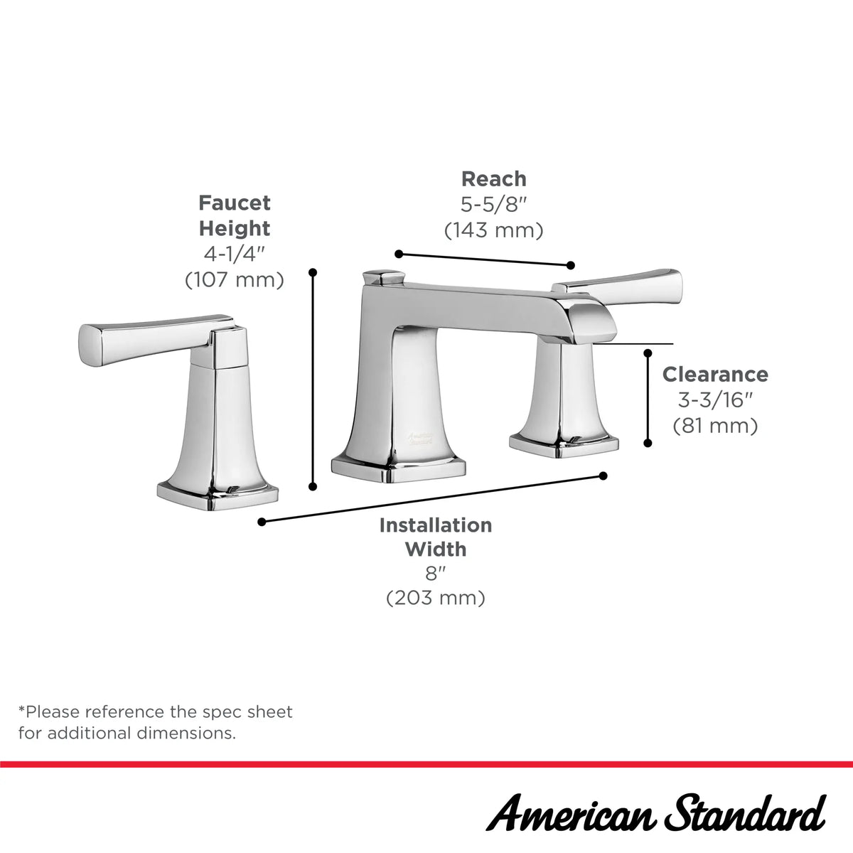 Townsend® 8-Inch Widespread 2-Handle Bathroom Faucet 1.2 gpm/4.5 L/min With Lever Handles // POLISHED CHROME // 239661_Townsend_Infographic_7353841_0005_MAR2024_CDNwebp.webp