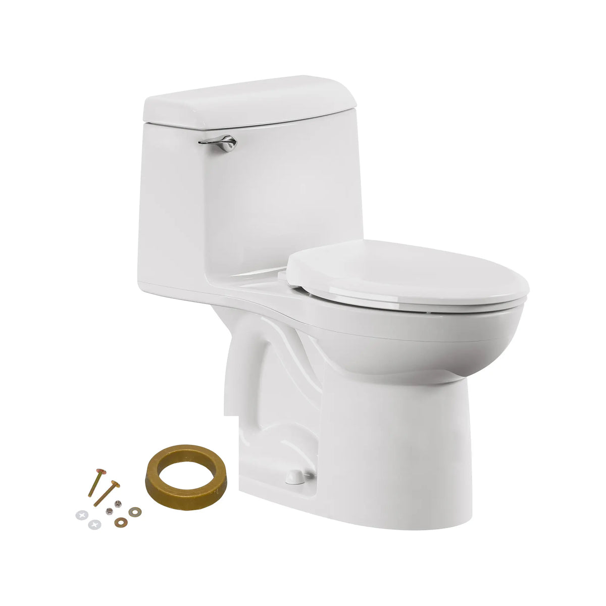 Champion® 4 One-Piece 1.6 gpf/6.0 Lpf Chair Height Elongated Toilet With Seat // WHITE // 245524_Champion_SiloRight_613AA001.020_2034314.020_738519-100.0070A_0001_APRIL2024_CDNwebp.webp