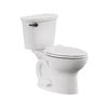 [609AA002.020] Cadet® PRO Two-Piece 1.28 gpf/4.8 Lpf Chair Height Elongated Toilet With Matte Black Trip Lever, Seat and Wax Ring - White