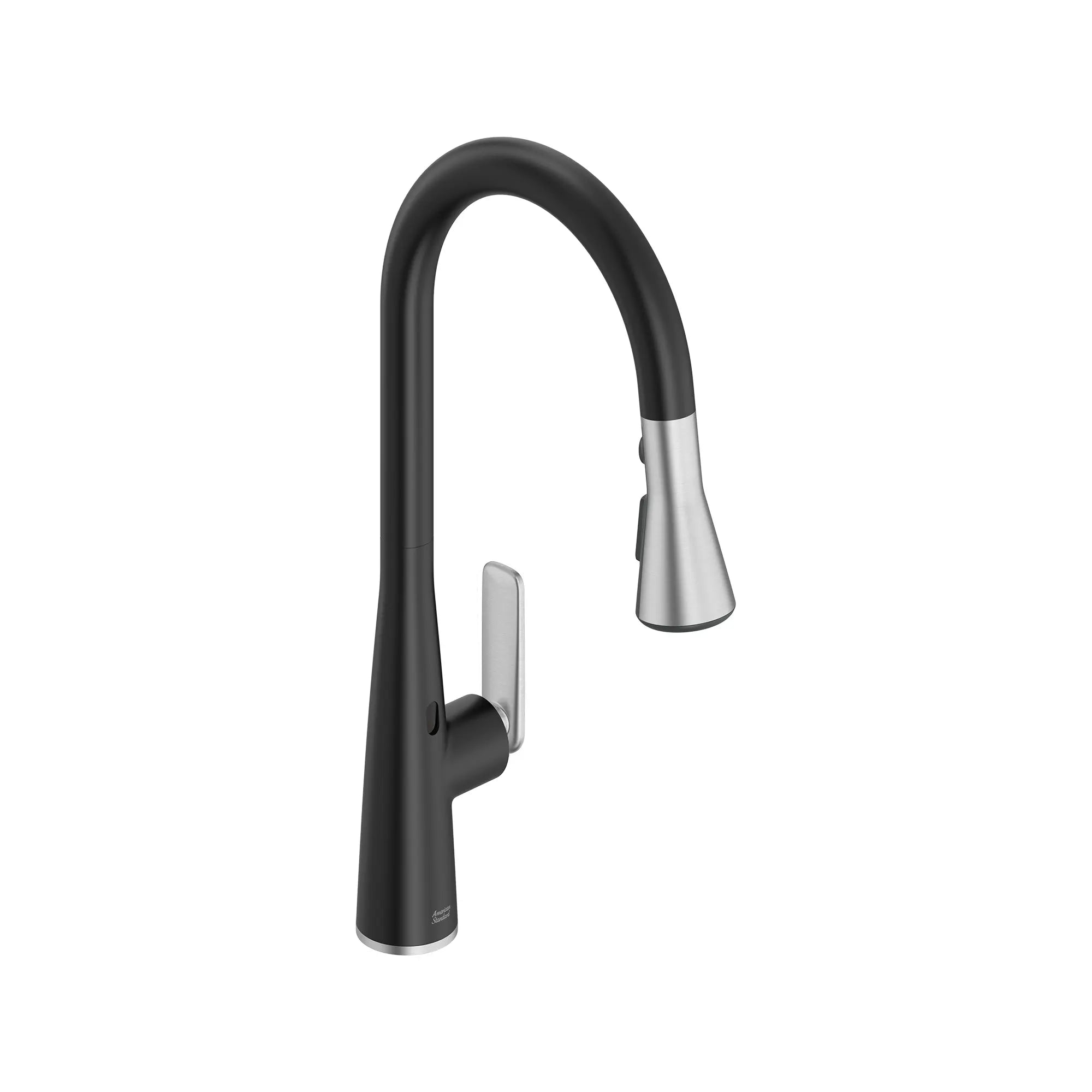 Aspirations Touchless Pull-Down Kitchen Faucet  // MATTE BLACK/STAINLESS STEEL // 247088_Aspirations_SiloRight_1048804230_0001_JUNE2024_CDNwebp.webp