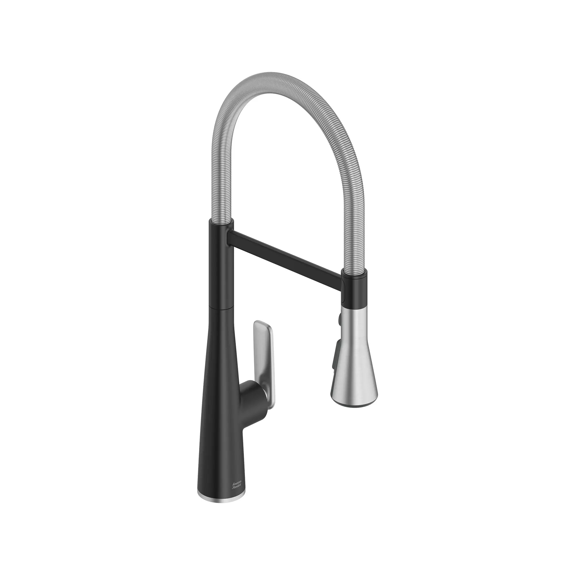 Aspirations Semi-Pro Kitchen Faucet  // MATTE BLACK/STAINLESS STEEL // 247097_Aspirations_SiloRight_1048824230_0001_JUNE2024_CDNwebp.webp