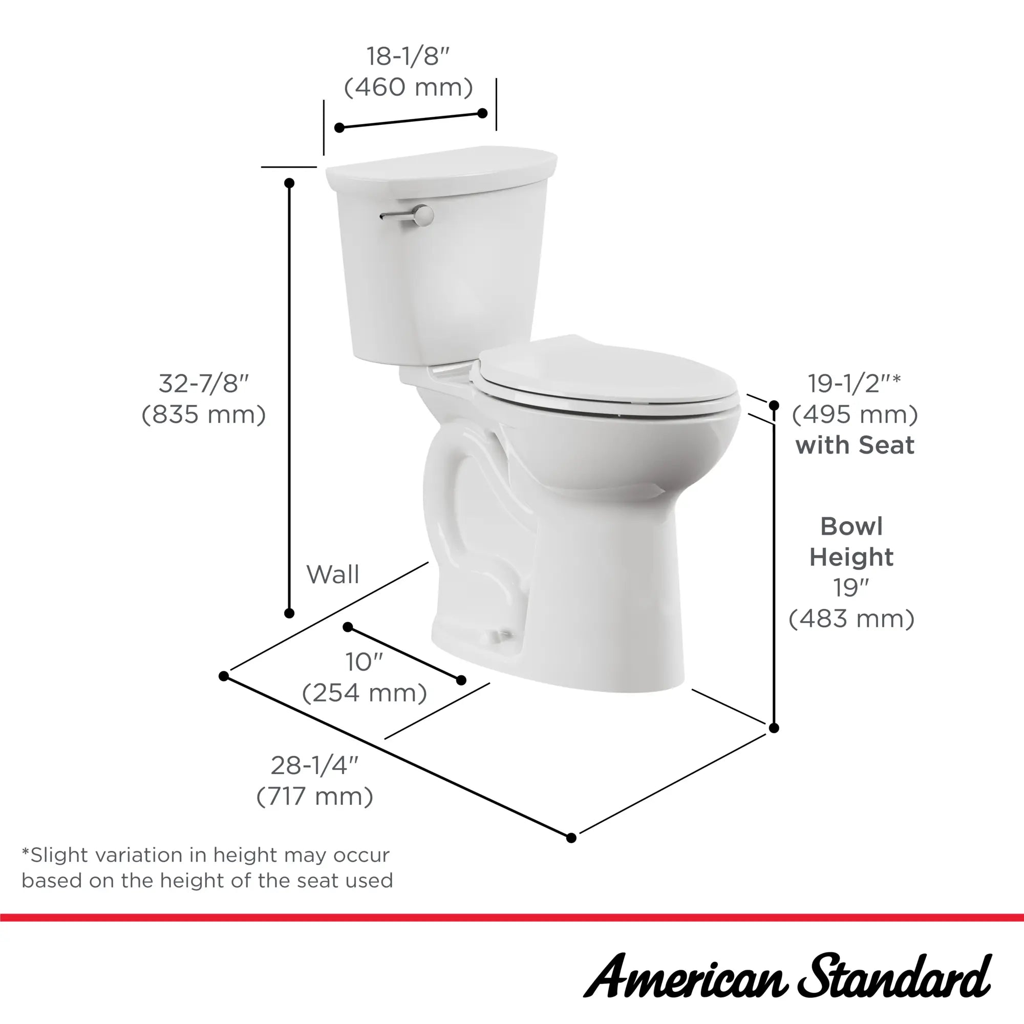 Cadet® PRO Two-Piece 1.28 gpf/4.8 Lpf Extra Tall Height Elongated 10-Inch Rough Toilet Less Seat // WHITE // 247822_Cadet_Infographic_215TB104_0001_AUG2024_CDNwebp.webp