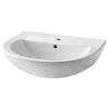 [0468001.020] 24-Inch Evolution Center Hole Only Pedestal Sink Top - White
