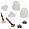 [7381251-200.2220A] EZ Install Bolt cap Kit - Linen
