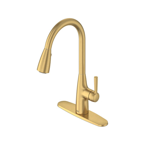 Fairbury Single-Handle Pull-Down Dual Spray Kitchen Faucet 1.8 GPM with Lever Handle