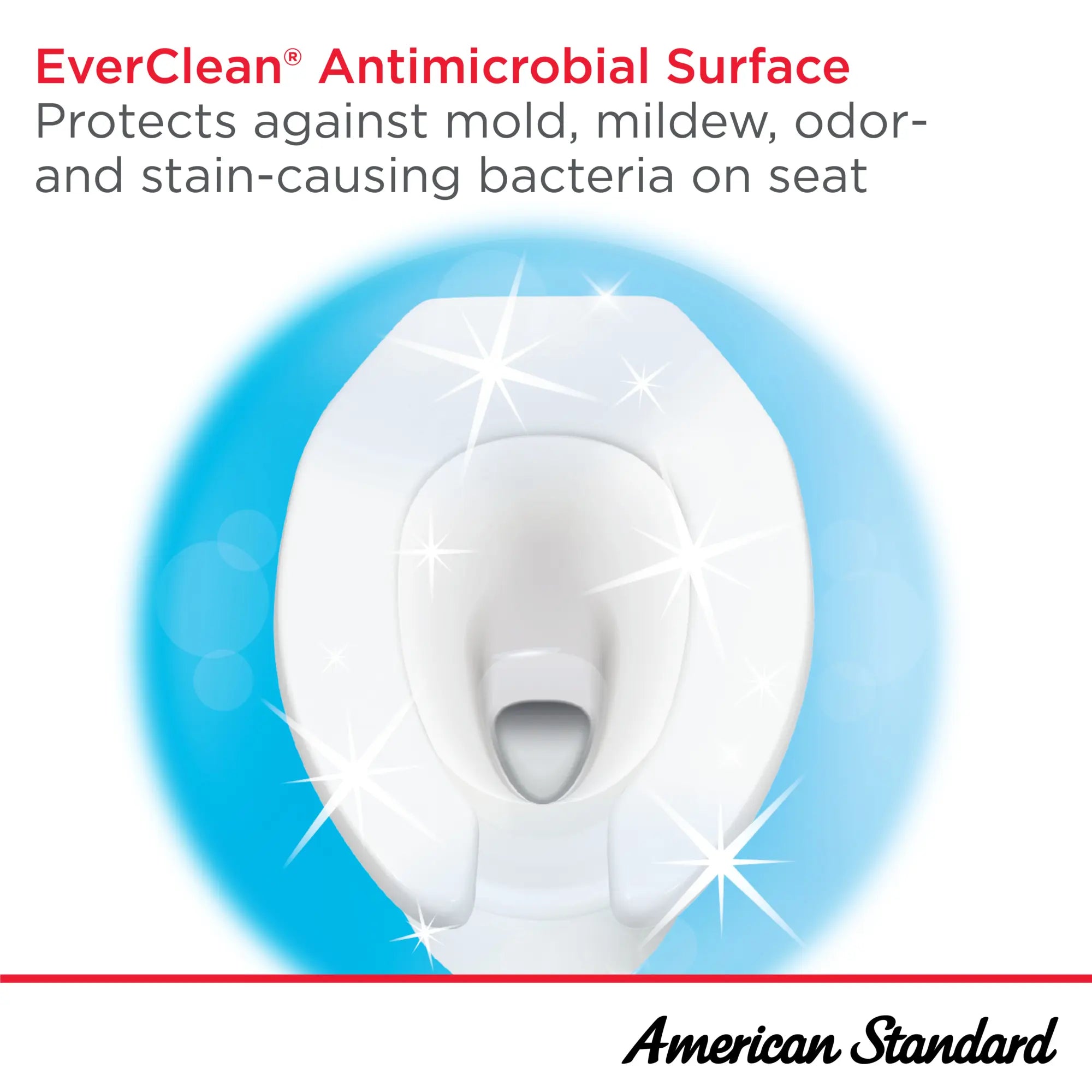 Commercial Heavy Duty Open Front Elongated Toilet Seat with EverClean® Surface // WHITE // 262461_EverClean_Infographic_CommercialSeat_0001_MAY2025_0_CDNwebp.webp