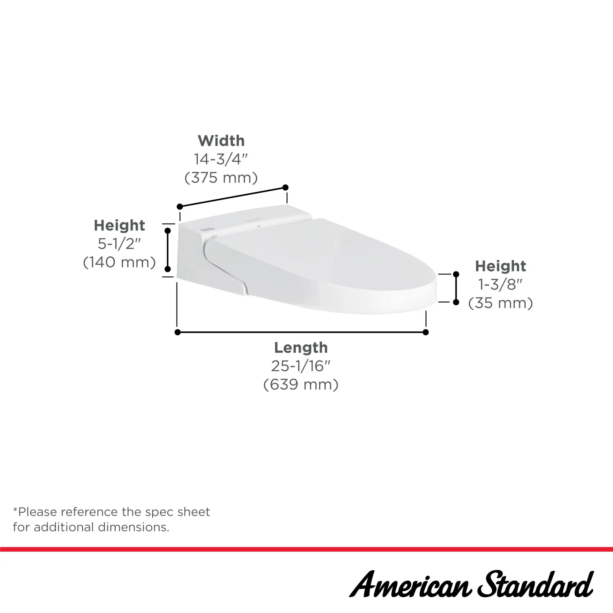 Advanced Clean 100 SpaLet Bidet Toilet Seat Unit // ALABASTER WHITE // 262777_AdvancedClean100_Infographic_8017A60GRC291_0001_May2025_0_CDNwebp.webp