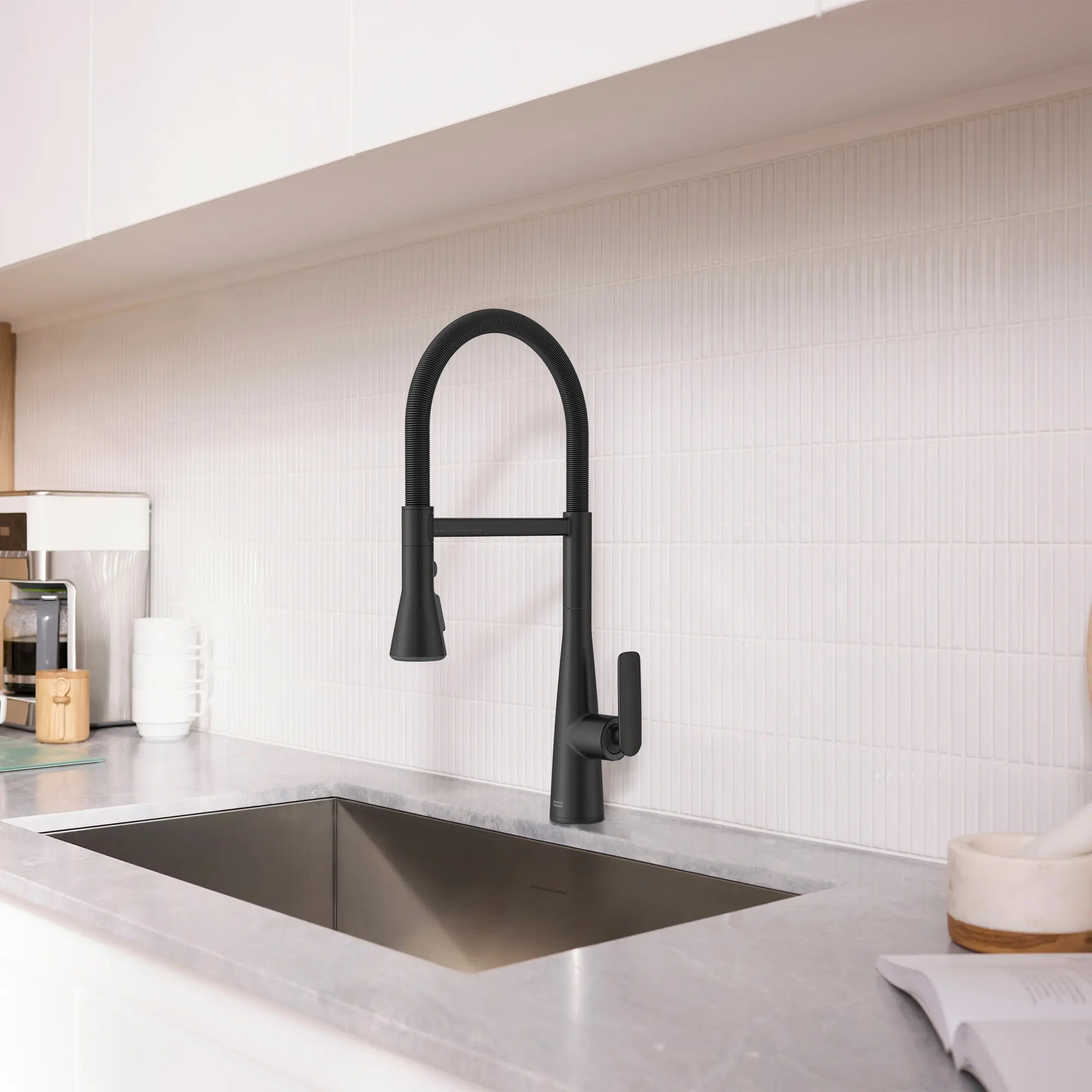 Aspirations Semi-Pro Kitchen Faucet  // MATTE BLACK // 263012_Aspirations_EnvironmentCloseUp_1048822430_0002_May2025_0_CDNwebp_eaa4414a-ffaa-408a-bc4b-84bc8f86b3a1.webp