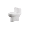 [2996C203.020] Tofino One-Piece Dual Flush 1.6 gpf/6.0 Lpf and 1.1 gpf/4.1 Lpf Standard Height Elongated Complete Toilet With Seat - White