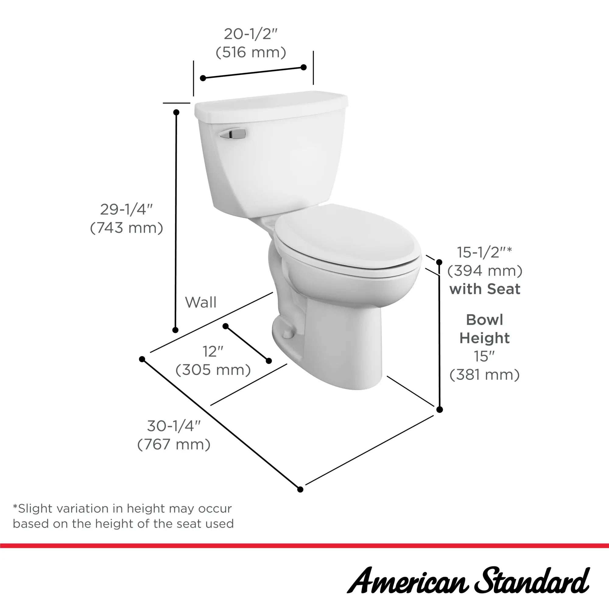 Cadet® Two-Piece Pressure Assist 1.1 gpf/4.2 Lpf Elongated EverClean® Toilet // WHITE // 265004_Cadet_Infographic_2462100_0001_May2025_1_CDNwebp.webp