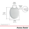 [5503B00B.020] Transitional Slow-Close Round-Front Toilet Seat - White