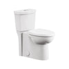 [2794204.020] Studio® Skirted Two-Piece Dual Flush 1.6 gpf/6.0 Lpf and 1.1 gpf/4.2 Lpf Chair Height Elongated Toilet With Seat - White