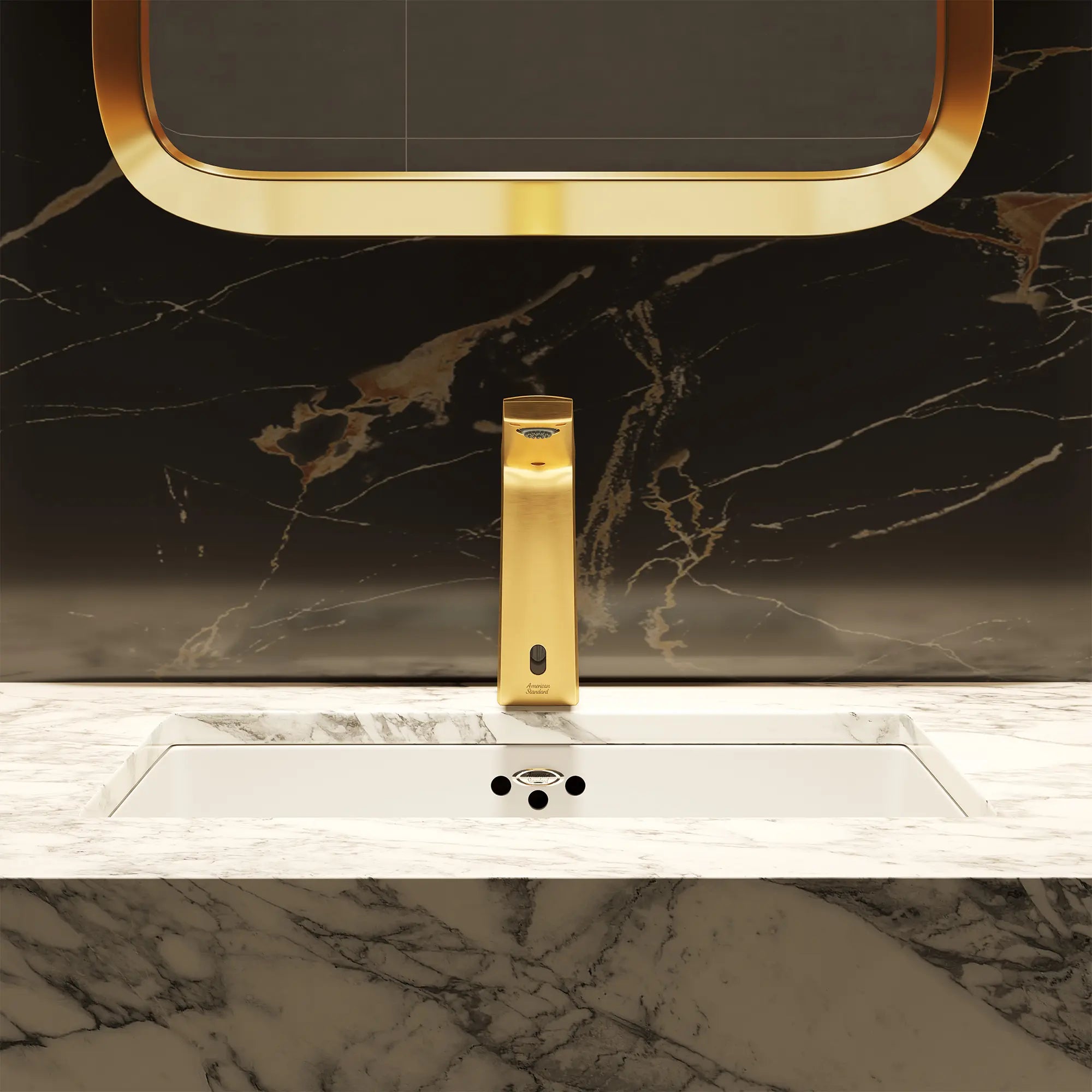 Paradigm® Selectronic® Touchless Faucet, Base Model, 0.5 gpm/1.9 Lpm // BRUSHED COOL SUNRISE // 269900_Paradigm_EnvironmentCloseUp_7037105.GN0_0001_AUGUST2025_0_CDNwebp.webp