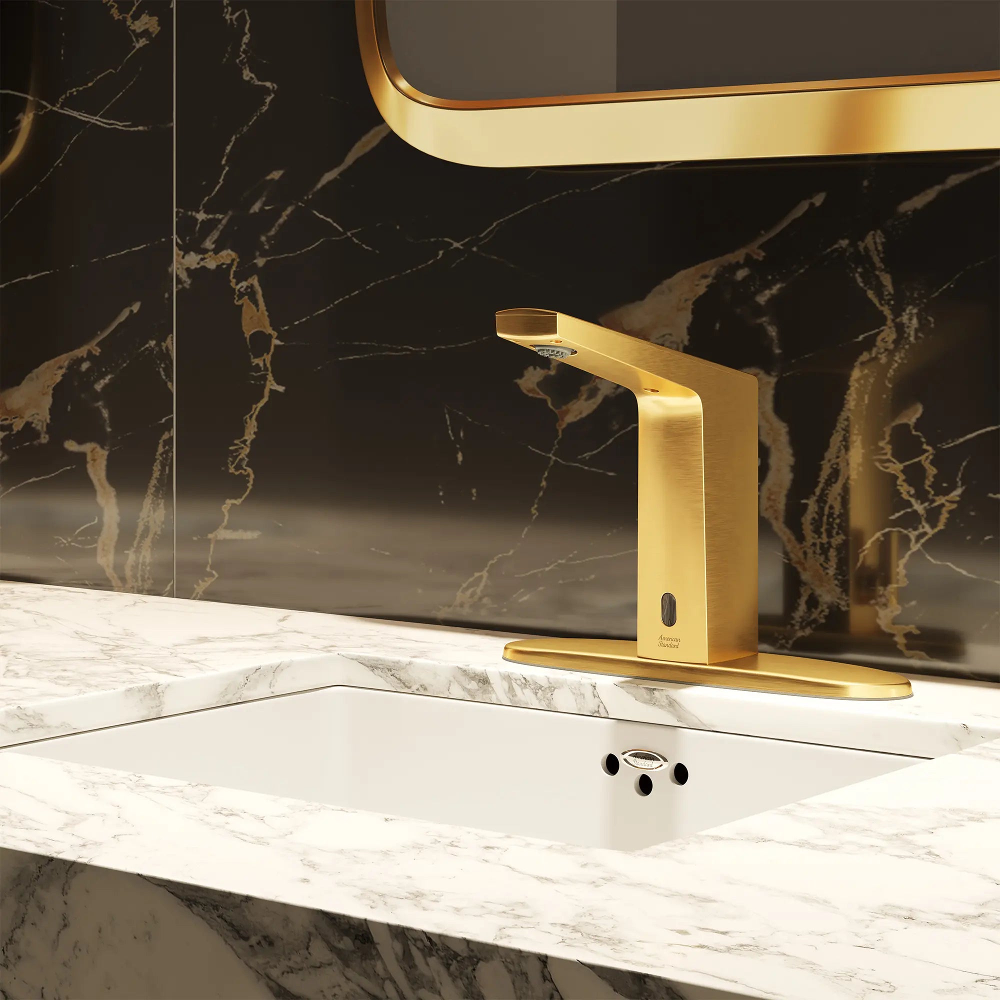 Paradigm® Selectronic® Touchless Faucet, Base Model, 0.5 gpm/1.9 Lpm // BRUSHED COOL SUNRISE // 269901_Paradigm_EnvironmentCloseUp_7037105.GN0_0004_AUGUST2025_0_CDNwebp.webp