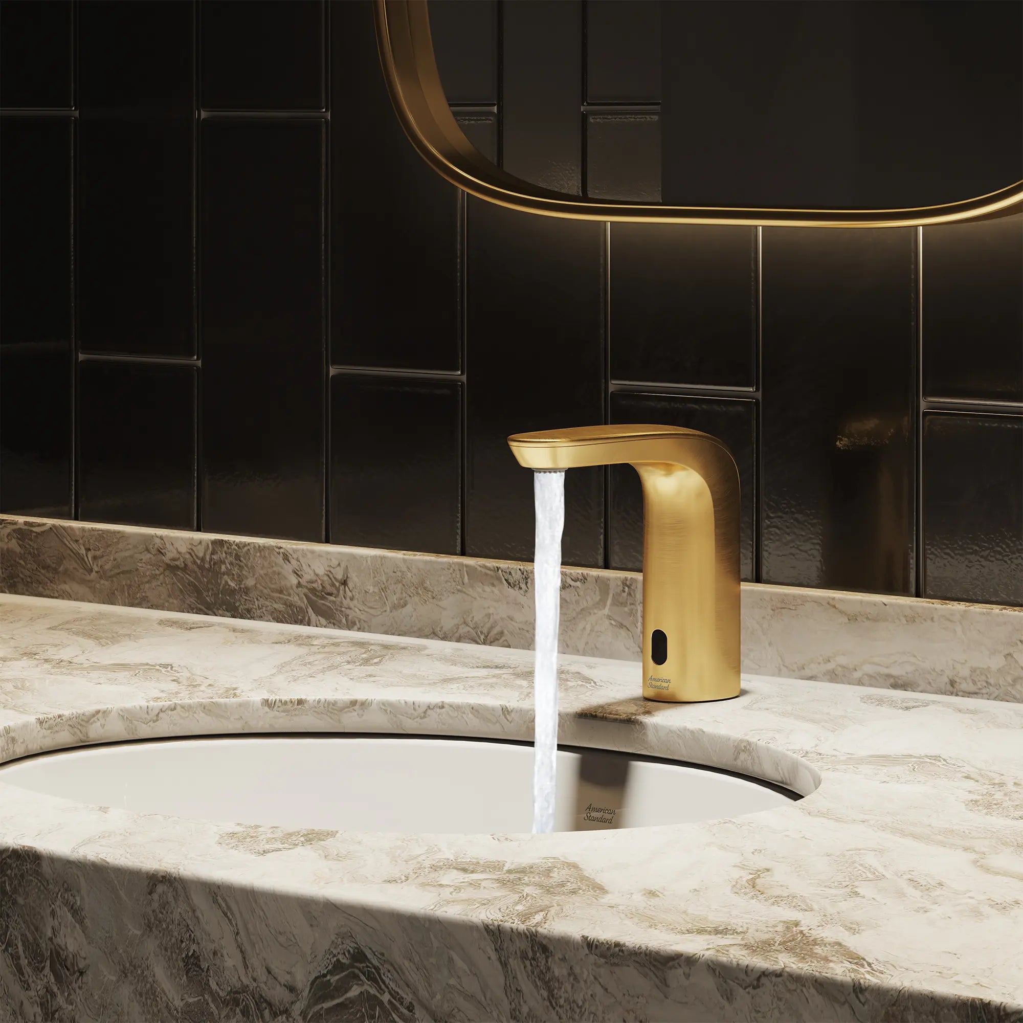 NextGen Selectronic® Touchless Faucet, Base Model, 0.5 gpm/1.9 Lpm // BRUSHED COOL SUNRISE // 269915_NextGen_EnvironmentCloseUp_7766105.GN0_0005_JULY2025_0_CDNwebp.webp