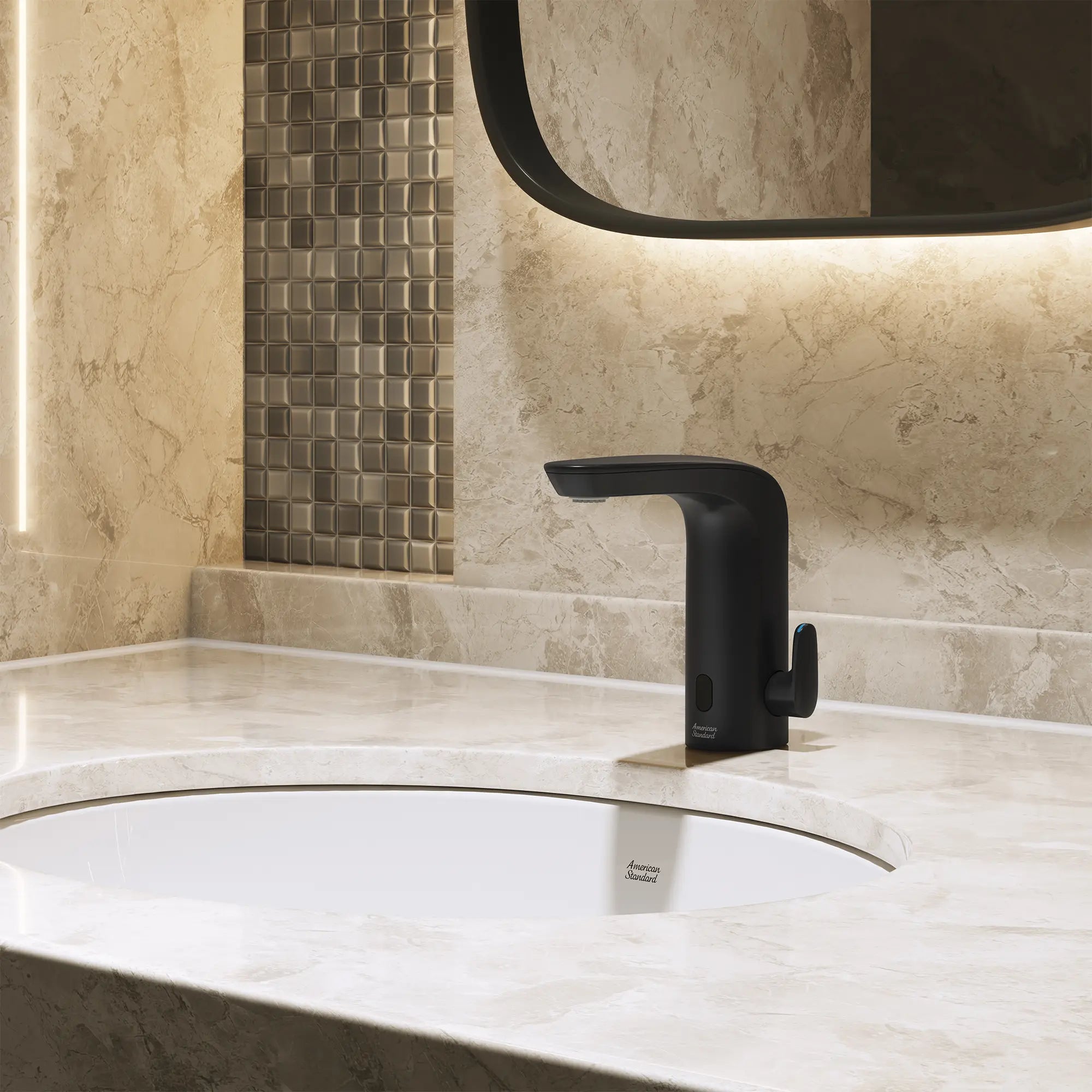 NextGen Selectronic® Touchless Faucet, Base Model With Above-Deck Mixing, 0.5 gpm/1.9 Lpm // MATTE BLACK // 269929_NextGen_EnvironmentCloseUp_706B205.243_0002_JULY2025_0_CDNwebp.webp