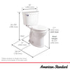 [211BA104.020] Champion® PRO Two-Piece 1.28 gpf/4.8 Lpf Chair Height Round Front Toilet Less Seat - White