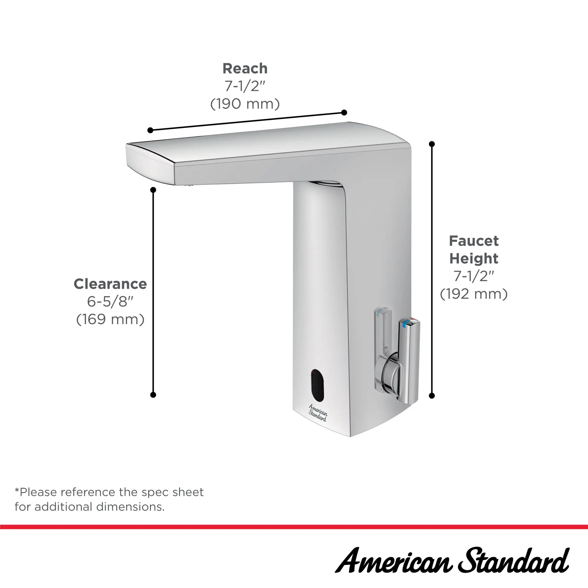 Paradigm® Selectronic® Touchless Faucet, Battery-Powered With Above-Deck Mixing, 0.5 gpm/1.9 Lpm // BRUSHED NICKEL // 275560_Paradigm_Infographic_703B305_0002_Sept2025_0_CDNwebp.webp