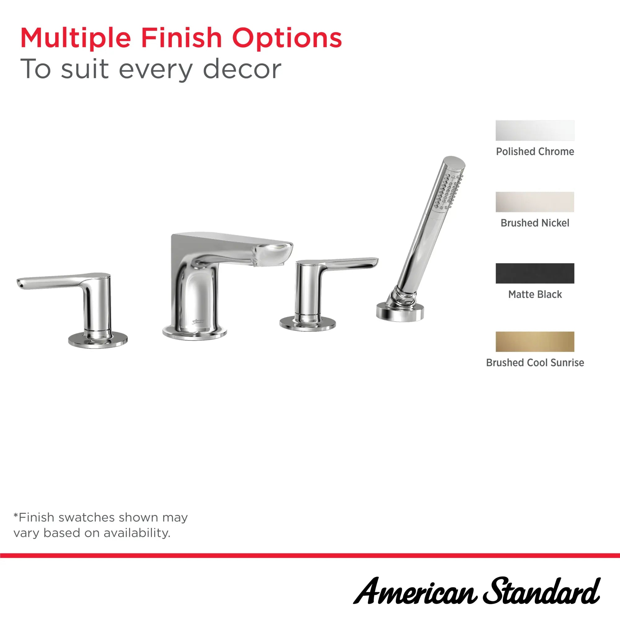Studio® S  Bathtub Faucet With Lever Handles and Personal Shower for Flash® Rough-In Valve // MATTE BLACK // 276923_StudioS_Infographic_T105901_0001_OCT2025_0_CDNwebp_b371338c-3796-4f33-b057-266d9e90383b.webp