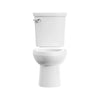 [288CA114.020] H2Optimum® Two-Piece 1.1 gpf/4.2 Lpf Standard Height Elongated Toilet Less Seat - White