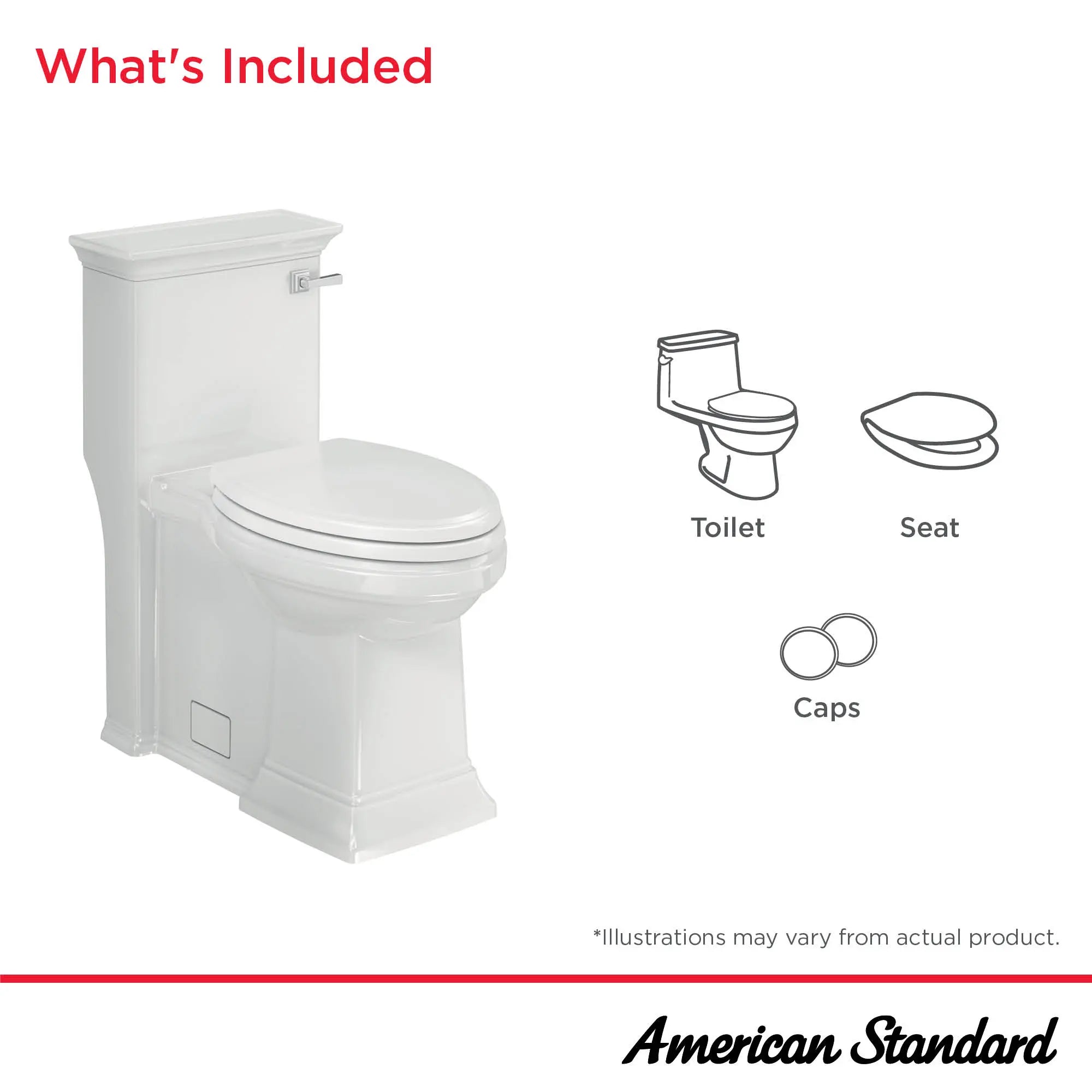 Town Square® S One-Piece 1.28 gpf/4.8 Lpf Chair Height Right-Hand Trip Lever Elongated Toilet With Seat // RIGHT / WHITE // 279607_TownSquareS_Infographic_2851A105_0001_DEC2025_0_CDNwebp.webp