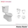 [209AA137.020] Yorkville® VorMax® Two-Piece 1.28 gpf/4.8 Lpf Chair Height Back Outlet Elongated EverClean® Toilet - White