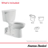 [2878016.020] Yorkville® Two-Piece Pressure Assist 1.6 gpf/6.0 Lpf Chair Height Back Outlet Elongated EverClean® Toilet - White