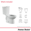 [2887218.020] H2Option® Two-Piece Dual Flush 1.28 gpf/4.8 Lpf and 0.92 gpf/3.5 Lpf Standard Height Elongated Toilet Less Seat - White