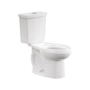 [2887218.020] H2Option® Two-Piece Dual Flush 1.28 gpf/4.8 Lpf and 0.92 gpf/3.5 Lpf Standard Height Elongated Toilet Less Seat - White