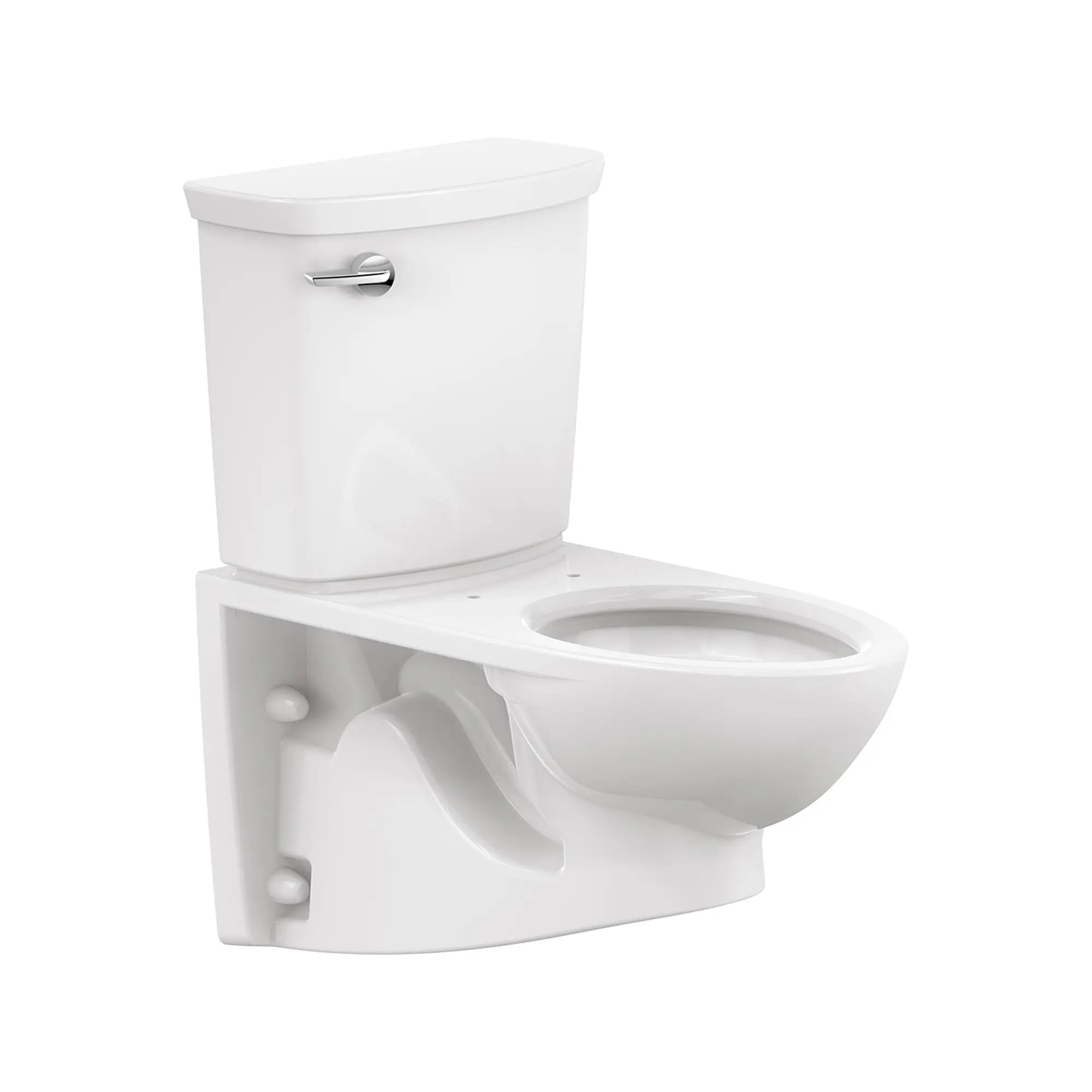 Glenwall® VorMax® Two-Piece 1.28 gpf/4.8 Lpf Right-Hand Trip Lever Back Outlet Elongated Wall-Hung EverClean® Toilet // WHITE // 281122_Glenwall_SiloRight_2882108.020_0001_DECEMBER2025_0_CDNwebp.webp