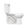 [250DA104.020] Colony®3 Two-Piece 1.28 gpf/4.8 Lpf Standard Height Round-Front Toilet Less Seat - White