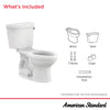[211CA005.020] Champion® PRO Two-Piece 1.6 gpf/6.0 Lpf Standard Height Right-Hand Trip Lever Elongated Toilet Less Seat - White
