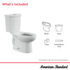 [2876100.020] Yorkville® Two-Piece Pressure Assist 1.1 gpf/4.2 Lpf Back Outlet Elongated EverClean® Toilet - White