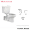 [2876100.020] Yorkville® Two-Piece Pressure Assist 1.1 gpf/4.2 Lpf Back Outlet Elongated EverClean® Toilet - White