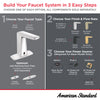 [703B305.GN0] Paradigm® Selectronic® Touchless Faucet, Base Model With SmarTherm Safety Shut-Off + ADM, 0.5 gpm/1.9 Lpm - Brushed Cool Sunrise