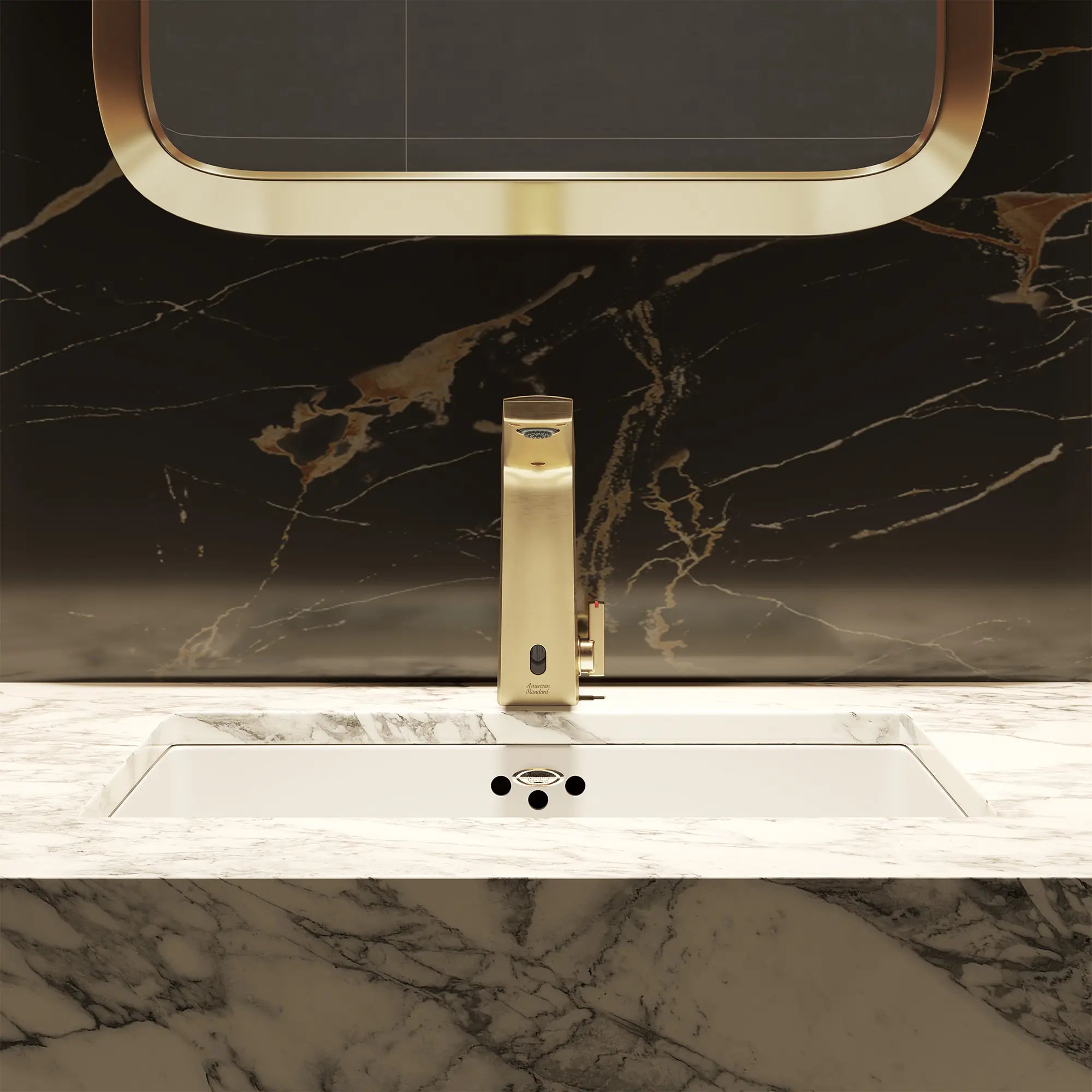 Paradigm® Selectronic® Touchless Faucet, Base Model With Above-Deck Mixing, 0.5 gpm/1.9 Lpm // BRUSHED NICKEL // 285623_Paradigm_EnvironmentCloseUp_703B205.295_0001_AUGUST2025_0_CDNwebp.webp