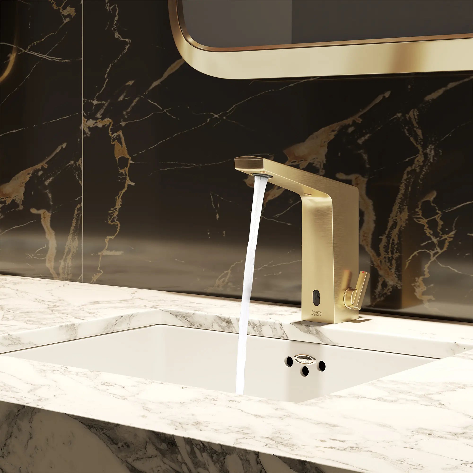 Paradigm® Selectronic® Touchless Faucet, Base Model With Above-Deck Mixing, 0.5 gpm/1.9 Lpm // BRUSHED NICKEL // 285624_Paradigm_EnvironmentCloseUp_703B205.295_0005_AUGUST2025_0_CDNwebp.webp