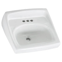 [0355027.020] Lucerne® Wall-Hung Sink for Exposed Bracket Support With 4-Inch Centerset - White