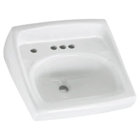 [0355056.020] Lucerne Wall-Hung Sink With 4-Inch Centerset and Extra Left-Hand Hole - White