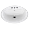 [0476928.020] Aqualyn® Drop-In Sink With 4-Inch Centerset Less Overflow - White