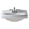 [0555104.020] Portsmouth® 4-Inch Centerset Pedestal Sink Top - White