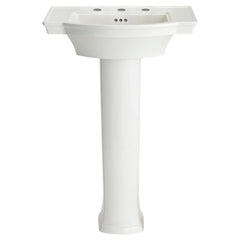[0900800.020] Estate® 8-Inch Widespread Pedestal Sink Top and Leg Combination - White
