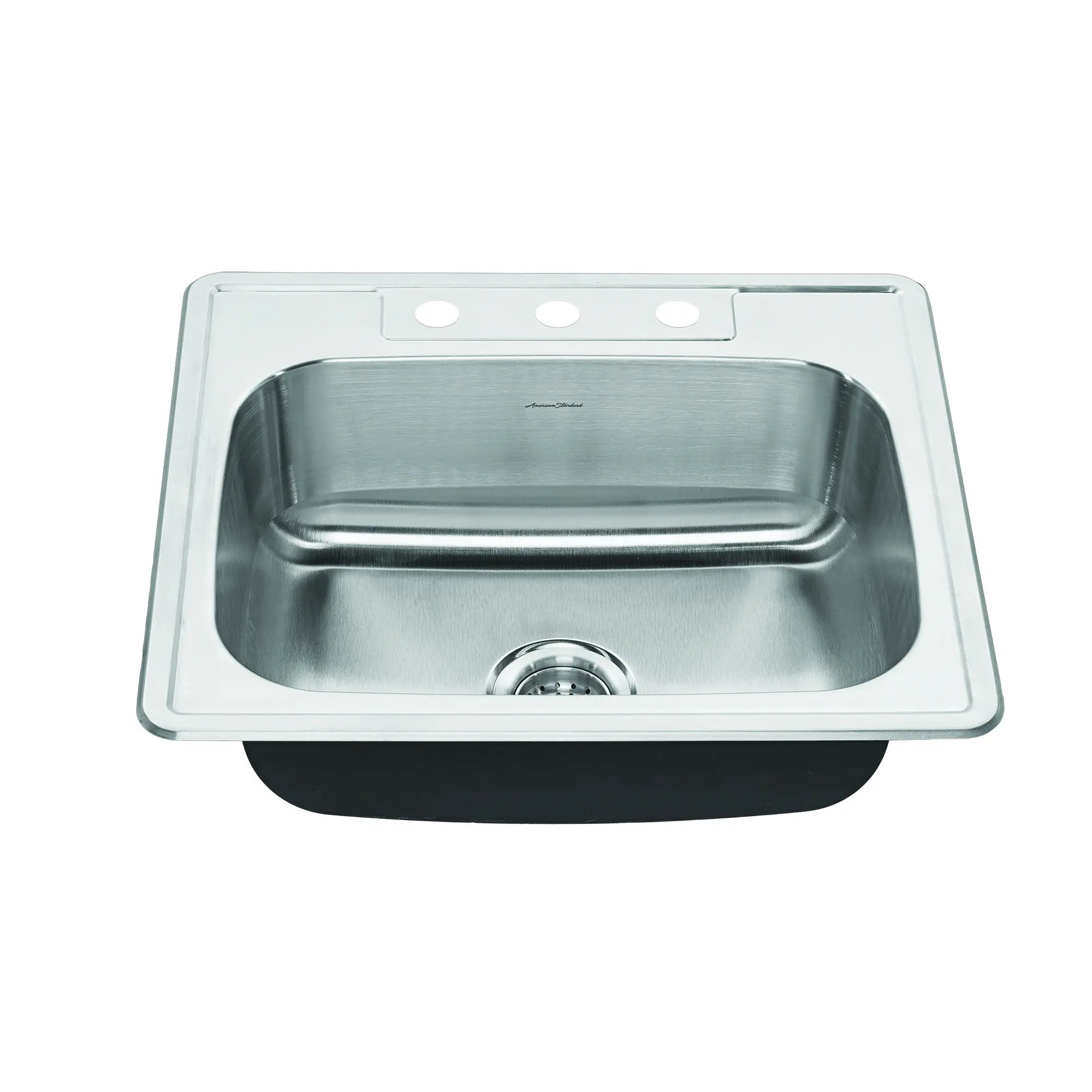Colony® 25 x 22-Inch Stainless Steel 3-Hole Top Mount Single Bowl Kitchen Sink // STAINLESS STEEL // 29501_20SB8252283S075_01_0_CDNwebp_f6172fab-99fc-44e3-a6c9-066184ca1afe.webp