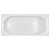 [2392202.020] Princeton® Americast® 60 x 30-Inch Integral Apron Bathtub Above Floor Rough with Left-Hand Outlet - Arctic